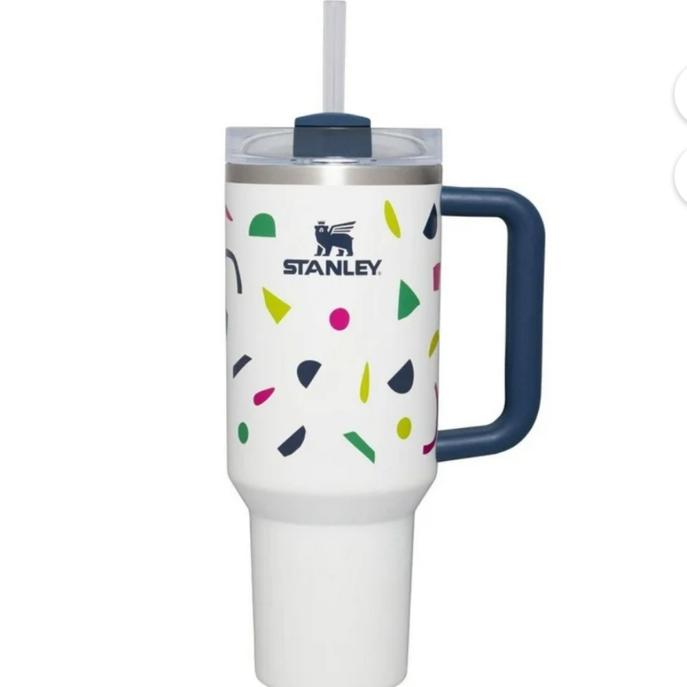 Limited Edition Stanley Flowstate Quencher H2.0 Tumbler - Abstract Geo Shapes